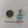 nctinystore Mini Binder Clips 58 06 inches 15 mm a Little Bit Scratch Paper Clips 40 PCS 40 PCS GreenBlue
