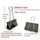 nctinystore Nctinystore Binder Clips Medium Metal Clamp 125 inch 32 mm Black 12PCS
