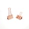 nctinystore Binder Clips Metal Clamp Rose Gold Small 075 inch 19 mm 40 PCS