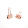 nctinystore Binder Clips Metal Clamp Rose Gold Small 075 inch 19 mm 40 PCS