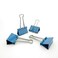 nctinystore Nctinystore Binder Clips Small Metal Clamp 075 inch 19 mm Blue 40PCS