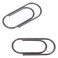 ONLYKXY 100 Pieces 16mm MIni Black Nickel Paper Clips Retro Paperclipa Office Clips Assorted