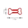 COUKASO Paper Clips Colorful Cute Dog Bone Shape Paper Clip for Notebook Files Office School Home Use 50 Pcs Dog Bone Shape