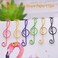 COUKASO Paper Clips Cute Musical Note Shape Paper Clip for Music Enthusiast for Party Invitation Card Notebook Files Office School Supplies 50 Pcs Musical Note Shape