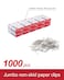 PAPERPAL Paperclips for Office School Personal Use Jumbo Nonskid Paper Clip 2 1000 Large Paper Clips 10 Boxes of 100 Each Silver