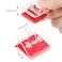 Jetec Self Adhesive Wall Clips Shower Curtain Photo Clips for Paper Flag Hanger DoubleSided Spring for Teachers Poster Home Office RopeClear36 Pieces