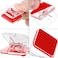 Jetec Self Adhesive Wall Clips Shower Curtain Photo Clips for Paper Flag Hanger DoubleSided Spring for Teachers Poster Home Office RopeClear36 Pieces