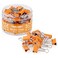 FUDAO FAMILY Small Orange Binder Clips 34 Inch 19mm 50 Pack Mini Clips