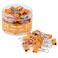 FUDAO FAMILY Small Orange Binder Clips 34 Inch 19mm 50 Pack Mini Clips