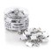 FUDAO FAMILY Small White Mini Binder Clips 34 Inch 19mm 50 Pack