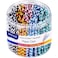Vinaco Color Stripe Paper Clips 100 Pack 2 Inch 50 mm Durable Rust Resistant Jumbo Clips Great for Office School and Personal Use