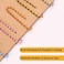 Vinaco Color Stripe Paper Clips 100 Pack 2 Inch 50 mm Durable Rust Resistant Jumbo Clips Great for Office School and Personal Use