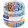Vinaco Color Stripe Paper Clips 100 Pack 2 Inch 50 mm Durable Rust Resistant Jumbo Clips Great for Office School and Personal Use