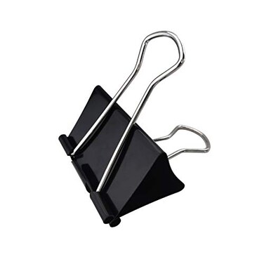 DSTELIN Extra Large Binder Clips 24Inch 18 Pack Big Paper Clamps for Office Supplies Black