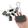 DSTELIN 3Inch ExtraLarge Binder Clips HeavyDuty Black Paper Clamps 75mm Width 8Count Set for Office Organization
