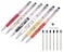 HilerPunk Stylus Pen6 Pack Music Note Penswith 6 Pen Refills Crystal Capacitive Ballpoint Penfor iPadiPhoneLaptopsKindleSamsungAll Capacitive Touch ScreensOfficeSchool Stationery Supplie