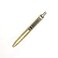 BIG IDEA DESIGN Mini Click Pen Solid Brass Yellow Tone