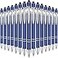 Zonon 38 Pieces Rubberized Ballpoint Pen with Stylus Tip Stylish Metal Pen Capacitive Styli with Soft Rubberized Grip Black Ink for Most DevicesDark Blue