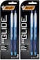 BIC Ball Pen Medium Point 10 mm Blue Retractable Atlantis Original 2Count