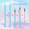 Wikult 5 Pieces Ballpoint Pen Set Black Ink Slim Lightweight Smooth Writing Metal Pen for Business Office Teacher Student Wedding Guest Sky Blue