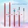 Wikult 5 Pieces Ballpoint Pen Set Black Ink Slim Lightweight Smooth Writing Metal Pen for Business Office Teacher Student Wedding Guest Wine Red