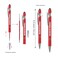 Actsun 12 Pcs Red Fine Point Ballpoint Pens with Motivational Quotes and Stylus Tips