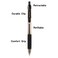 AIHAO Black Ballpoint Pens Retractable Click Pens 24 Pack 10mm Medium Point Smooth Writing Pens with Comfort Grip for Note Taking Journaling Planner Office