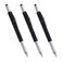 AIYIBEN Multitool Pen 6in1 Multifunction Tool Ballpoint Pen with Ballpoint Ruler Screwdriver TouchScreen Pen 3 PCS Black