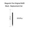 AkoSlale 10 Pack Magnetic Fidget Pen Refills 129mm 508 in Length Black Ink Replacement Cartridges 05mm Fine Point Compatible with Most Modular Magnet Fidget Pens