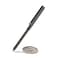 Allett Micro Pen Slim Wallet Pen Ballpoint Stainless Steel Replaceable Ink Cartridge Durable Fits Pocket Purse Planner or Passport