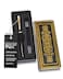 Better Office Products Executive Rollerball Gel Ink Pen Set in Gift Box Black Gloss Classic Business Pen with Removable Cap Gold Accents Includes 2 Black 07mm Medium Point Cartridges