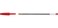 BIC Cristal Original Ballpoint Pens Medium Point 10 mm Red Pouch of 4