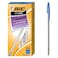 BIC Cristal Xtra Smooth Blue Ballpoint Pens Medium Point 10 mm School Supplies for Students and Teachers 24Count Pack in Blue
