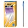 BIC Cristal Xtra Smooth Blue Ballpoint Pens Medium Point 10 mm School Supplies for Students and Teachers 24Count Pack in Blue