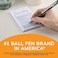 BIC Glide Bold Black Ballpoint Pens Bold Point 16 mm School Supplies for Students and Teachers with Full Grip 12Count Pack in Black