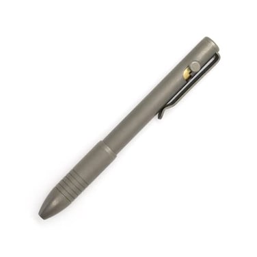BIG IDEA DESIGN Bolt Action Pen Titanium Stonewashed