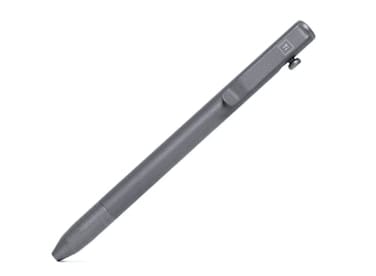 BIG IDEA DESIGN Slim Bolt Action Pen Titanium Stonewashed