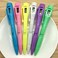 BXT 6pcs Ballpoint Pen with Electronic Watch 05MM Fine Point Pen with Time Clock for Examing Writing and Note Taking School Stationery Supplies