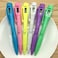 BXT 6pcs Ballpoint Pen with Electronic Watch 05MM Fine Point Pen with Time Clock for Examing Writing and Note Taking School Stationery Supplies