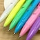BXT 6pcs Ballpoint Pen with Electronic Watch 05MM Fine Point Pen with Time Clock for Examing Writing and Note Taking School Stationery Supplies