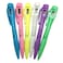 BXT 6pcs Ballpoint Pen with Electronic Watch 05MM Fine Point Pen with Time Clock for Examing Writing and Note Taking School Stationery Supplies
