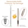 Cambond Metal Ballpoint Pens Black Ink Fancy Pens for Wedding Guest Book Signing Journaling Office 10mm Medium Point Retractable Silver Pen Set for Gift 3 Pens with 3 Refills Silver
