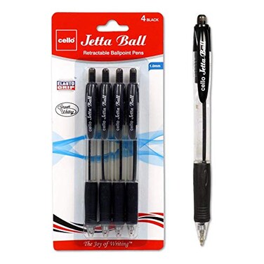 Cello Jetta Ball Black 4PK