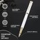 Cheericome Luxury Ballpoint Pen Professional Executive Perfect for Silky Smooth Writing with Gift Box Nice for Men Women 2 Extra 05mm Black Refills White