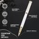 Cheericome Luxury Ballpoint Pen Professional Executive Perfect for Silky Smooth Writing with Gift Box Nice for Men Women 2 Extra 05mm Black Refills White