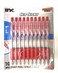 Cufflinks Inc. Clip Clicks by INC Retractable Comfort Grip Ball Point Pens 10mm 10 Pack Red Ink