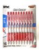 Cufflinks Inc. Clip Clicks by INC Retractable Comfort Grip Ball Point Pens 10mm 10 Pack Red Ink