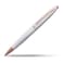 Cross Calais Pearlescent White Lacquer Rose Gold Ballpoint Pen HighEnd Pen for Everyday Use Professional Desk Essential Smooth Writing Durable Construction Black Ink Gift Box Included