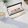 DSKPRTE Ballpoint pen with Gift Box Luxury Writing Pen with 2 Extra Black Ink Refills Executive Pens Line width 05mm Business Pen Fancy Pen set for Men Women Gold