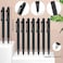 Eaasty 100 Pcs 4 Mini Pen Bulk 07 mm Small Retractable Ballpoint Tiny Black Ink Pen Gel Pens with Clip Smooth Writing Pens for Pocket Journal Writing Office